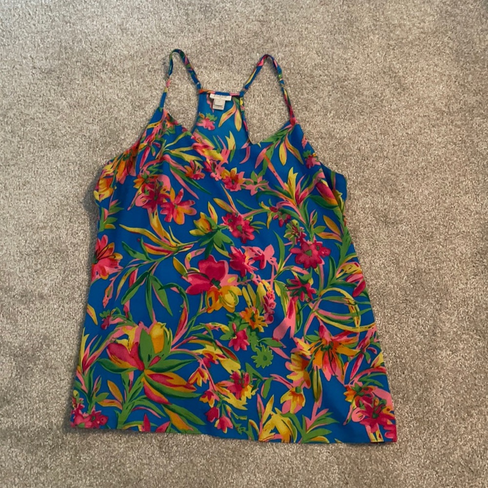 Jcrew floral blouse